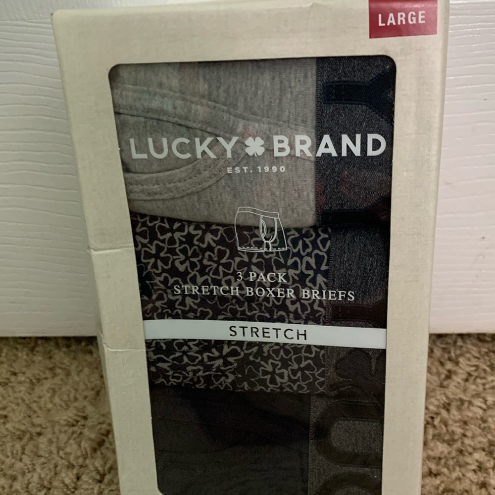 Men’s Lucky Brand 3pk Boxer Briefs